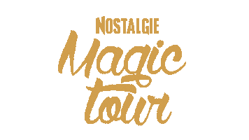 Magic Tour Sticker by Nostalgie Belgique