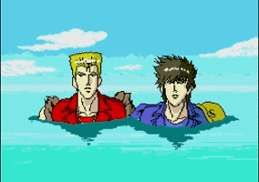 Chilling Double Dragon GIF