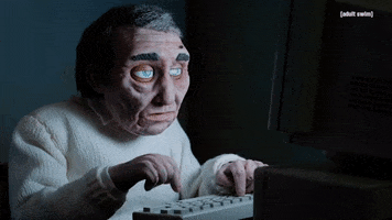 Computer Typing GIF by Adult Swim