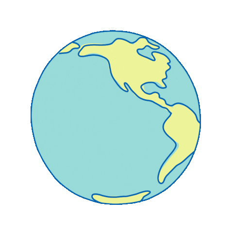 Etiqueta de Globo da terra Adesivos por Gocase