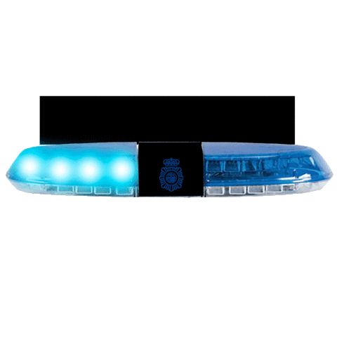 police light bar gif