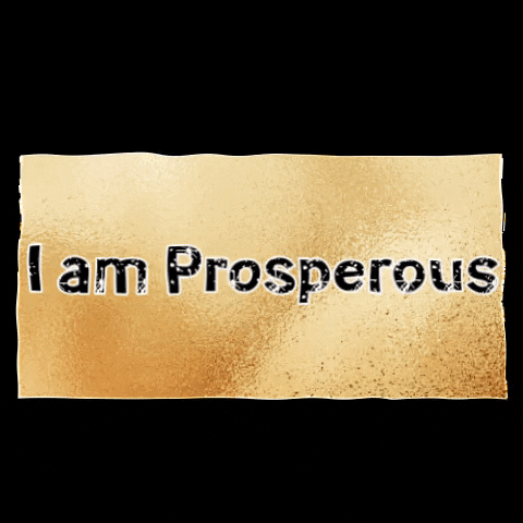 i am prosperous gif