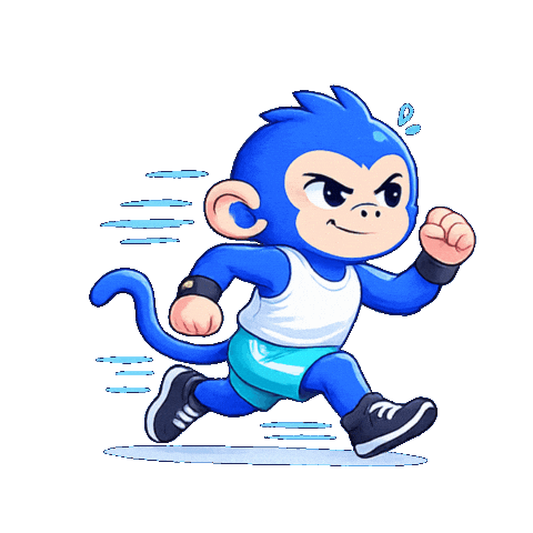 Gym Running Sticker by MonkeyFit