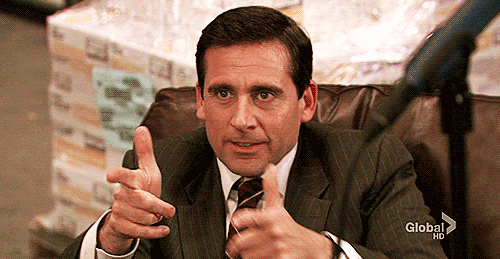 Giphy - The Office Finger Guns GIF