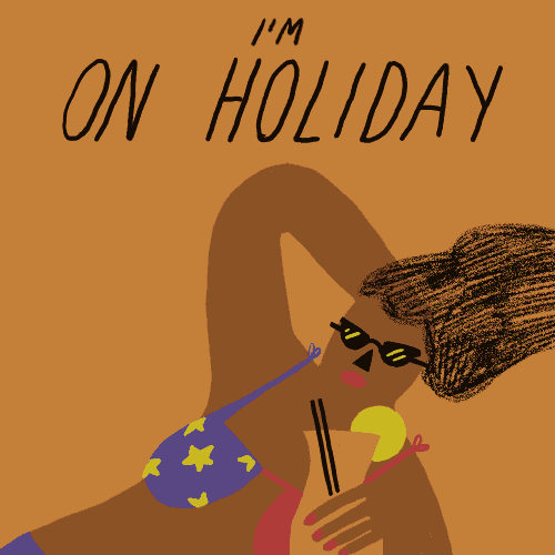 danielasherer animation holiday vacation sassy GIF
