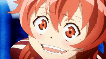 anime excited drugs tripping GIF