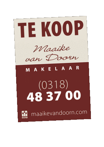 House Realestate Sticker by Maaike van Doorn Makelaar
