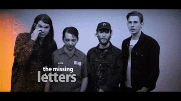 Letters Missing GIF by White Wall Sessions
