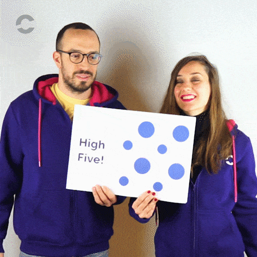 High Five GIF by Commencis