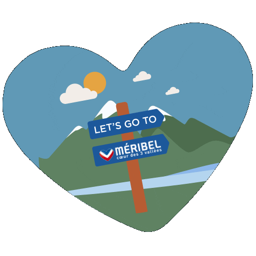 Méribel 3 vallées Sticker