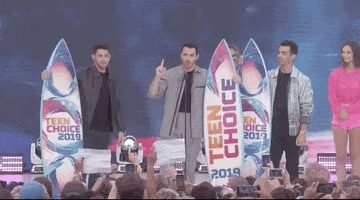 Jonas Brothers Piss Head GIF by FOX Teen Choice