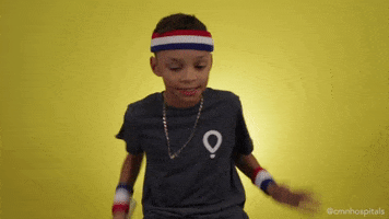 Training Stretching GIF by Children's Miracle Network Hospitals