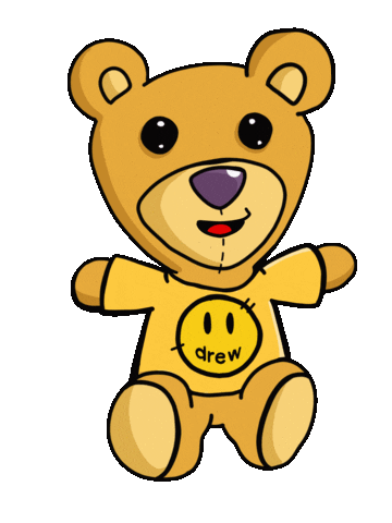 Happy Teddybear Sticker by Drew House