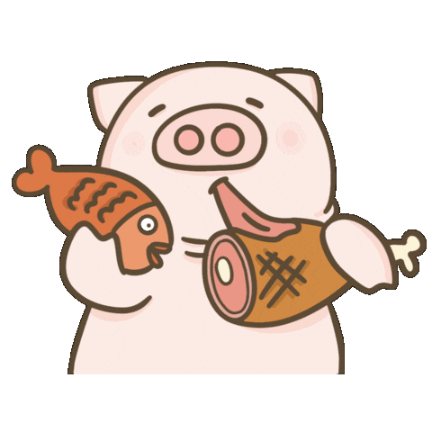 Eating Sticker