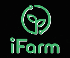 iFarm logo green climate farming GIF