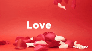 Mixkit love heart red love you GIF