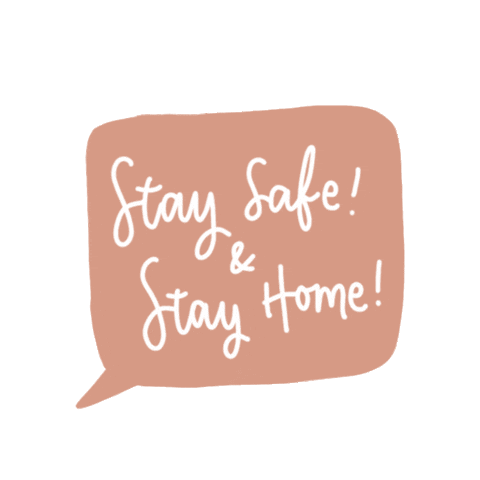 Home Stay Safe Sticker by Fayth