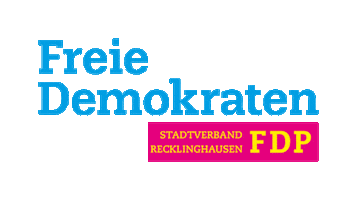 FDP Stadtverband Recklinghausen Sticker
