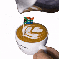 South Africa Flag GIF by Dritan Alsela Coffee