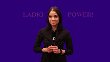Ladki Power GIF by Brown Girl Magazine
