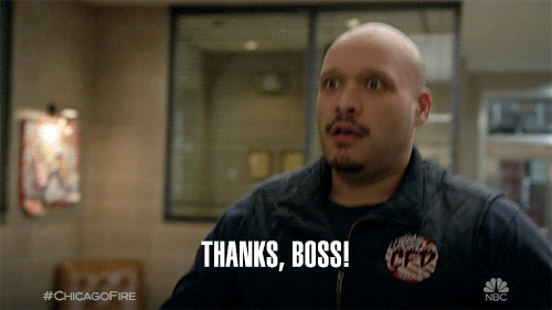Thanks Boss GIFs - Get the best GIF on GIPHY