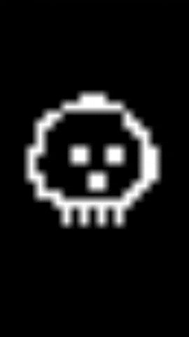 Pixel Skull GIF
