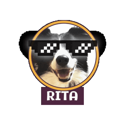Dog Rita Sticker by mercatorslovenija