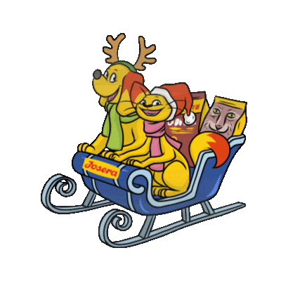 Christmas Tree Dog Sticker by Josera Ukraine