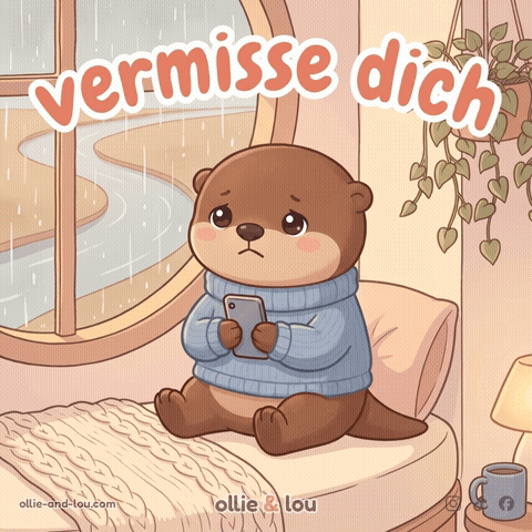Miss U GIF by Ollie & Lou