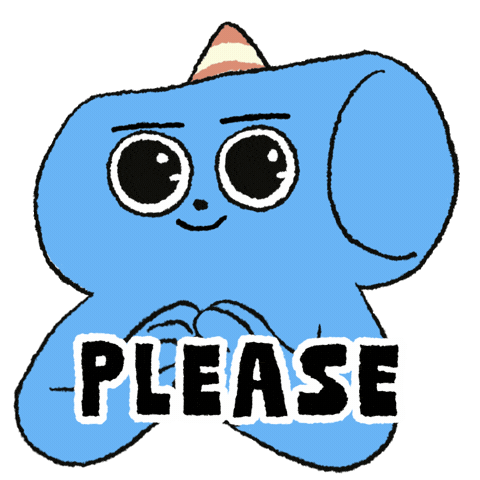 Oh Man Please Sticker