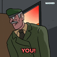 Pointing At You GIF by Mashed