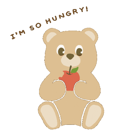 Hungry Bear Sticker by アカチャンホンポ