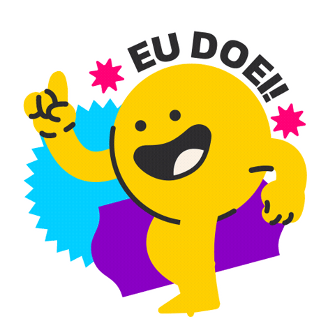 Dia de Doar Sticker
