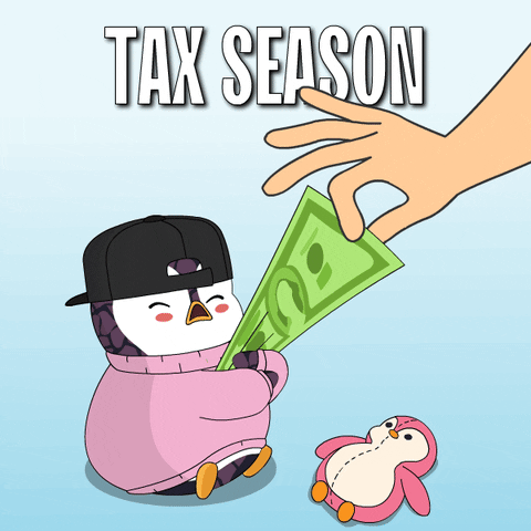 Income Tax Money GIF by Pudgy Penguins