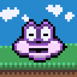 sultandrawings pixelart purple character roxo GIF