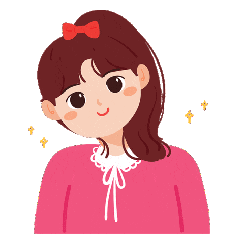 Girl Illustration Sticker