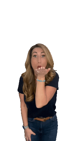 Love You Blow A Kiss Sticker by LindsayJackman