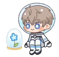 Little Prince Astronaut Sticker