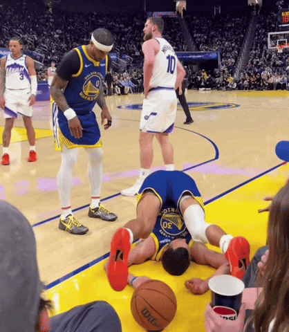 Laying Stephen Curry GIF