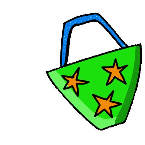 Strand Tasche Sticker by startgmbh