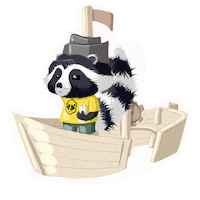 Lets Go Boat Sticker by Shelby Play