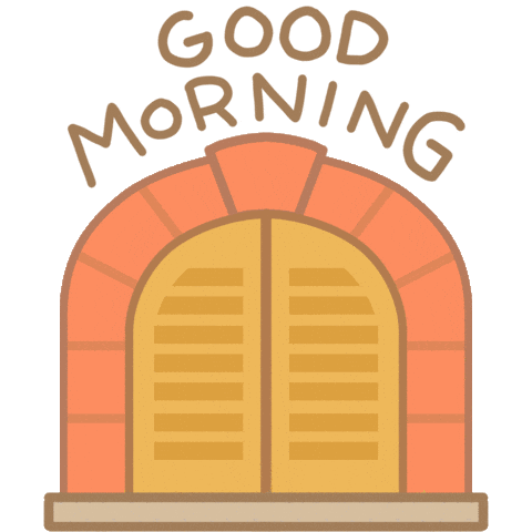 Good Morning Animation Sticker by Holler Studios