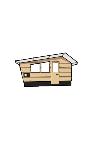 Hütte Sticker by Werkhaus