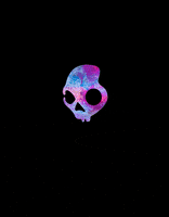skull watercolor GIF by G1ft3d