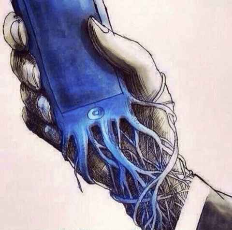 Social Media Addiction GIF