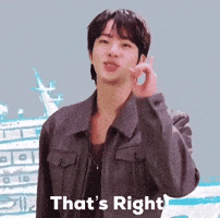 Jin Yes GIF