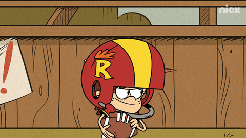 The Loud House Football GIF by Nickelodeon