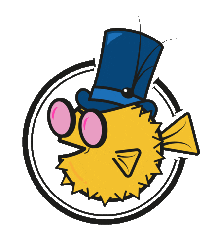 Mr. Blowfish Sticker