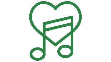 Heart Musica Sticker by Mudora Music Therapy