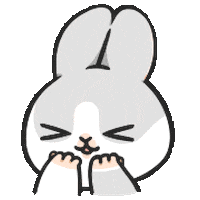 Bunny Smile Sticker by YUKIJI